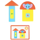 Детская развивающая игра Крошка Я «Маленький строитель», изучение форм/цветов, EVA - Фото 11