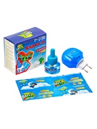 Комплект от комаров SAFEX KIDS (фумигатор+жидкость+пластины), 1 шт. - фото 48664456
