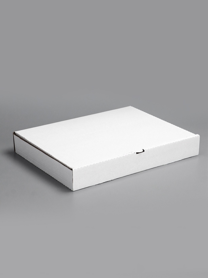 Коробка для пирога и пиццы, белая, 45×33×6 см - Фото 1