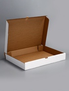 Коробка для пирога и пиццы, белая, 45×33×6 см (10 шт) - фото 809080038