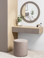 Пуф «Амьен 14.07», 395×395×440 мм, велюр, цвет веллюто/светлый кварцевый - Фото 3