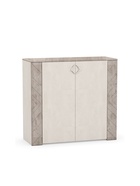 Спальный гарнитур «Амели», комплект 3 предмета, цвет бетон чикаго/шёлковый камень - Фото 2