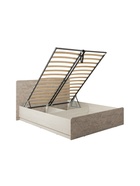 Спальный гарнитур «Амели», комплект 3 предмета, цвет бетон чикаго/шёлковый камень - Фото 6