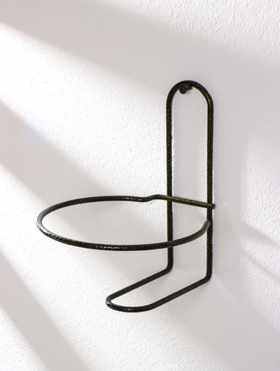 Подвес для кашпо «Одиночка», d=16 см, настенный, золотистый