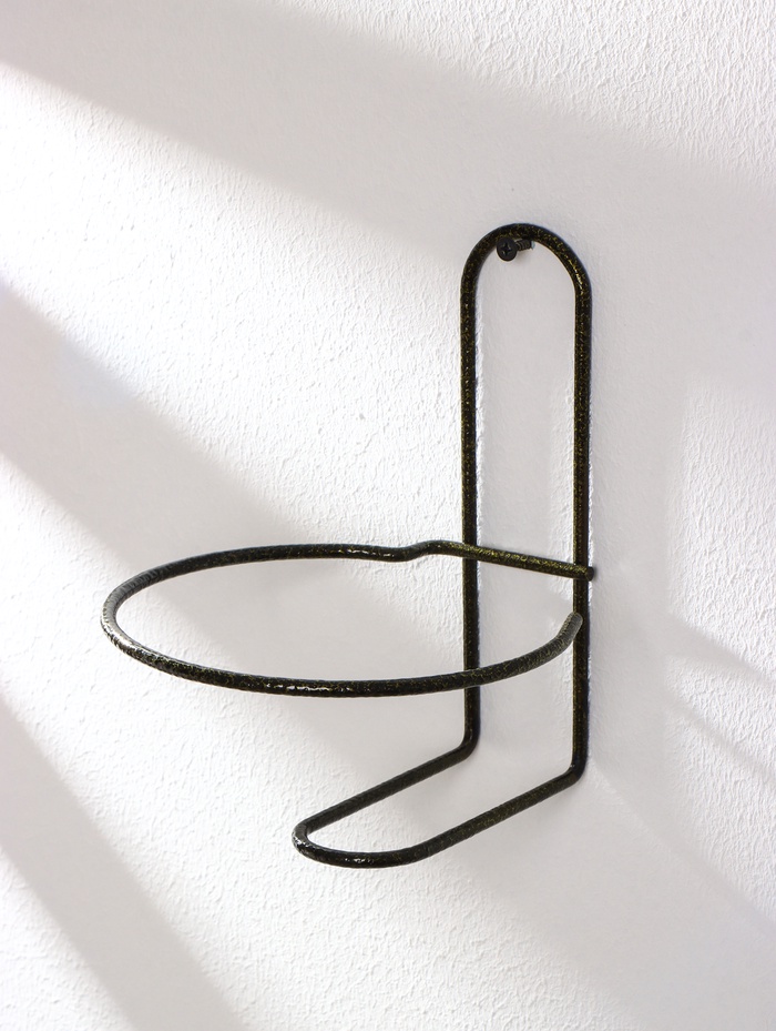 Подвес для кашпо «Одиночка», d=16 см, настенный, золотистый - Фото 1