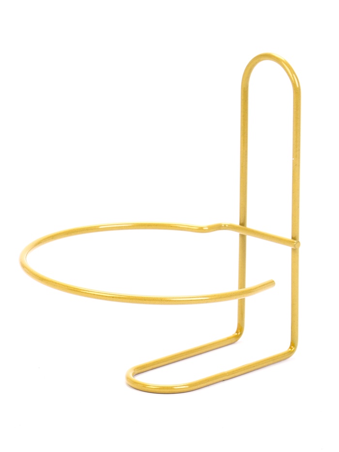 Подвес для кашпо «Одиночка», d=16 см, настенный, золотистый - Фото 1