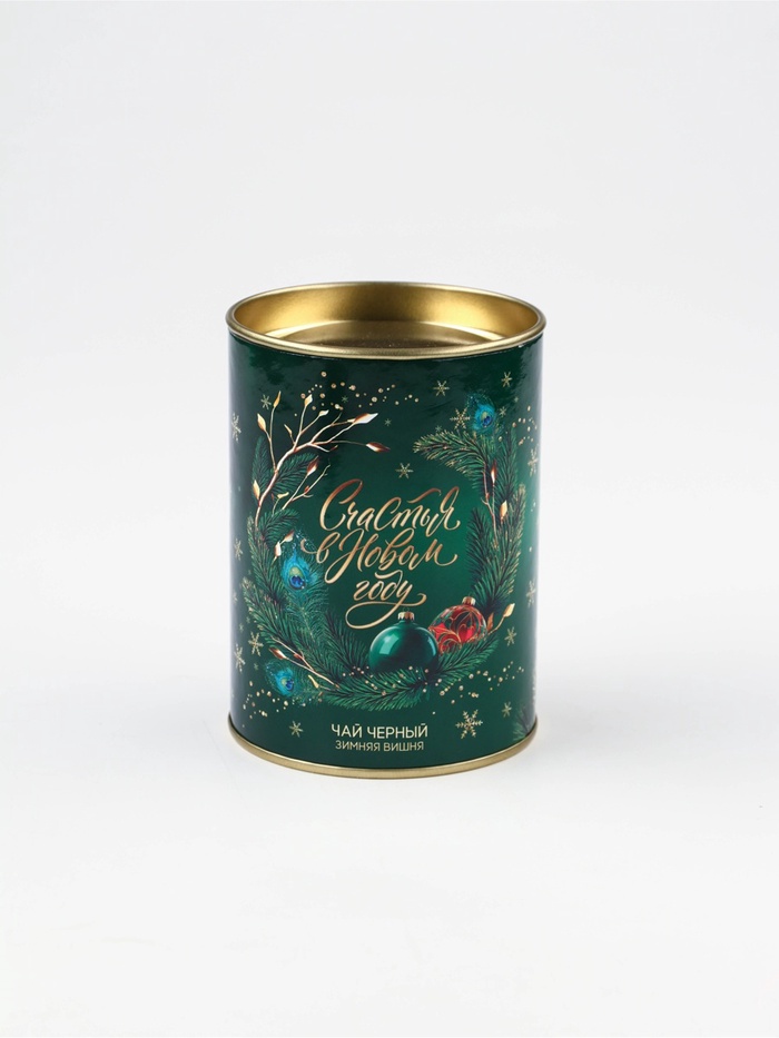 Чай подарочный в тубусе «Счастья в новом году», 50 г
