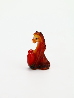 Сувенир новогодний «Лошадь с сердцем», 3,5 см