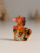 Фигурка полистоун «Коняшка с монетами и подковой», 4×1.8×4.3 см, МИКС - Фото 3