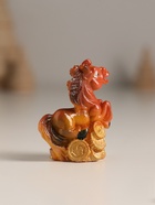 Фигурка полистоун «Коняшка с монетами и подковой», 4?1.8?4.3 см, МИКС (комплект 4 шт) - фото 49668451