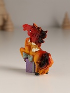 Фигурка полистоун «Новогодняя лошадка в шарфике», 6×2.5×6.8 см, МИКС - Фото 4