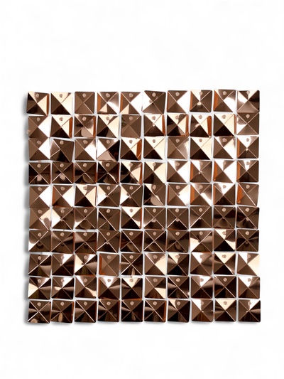 Панель с пайетками для фотозоны 30×30 см розовое золото