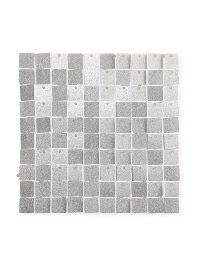 Панель с пайетками для фотозоны 30×30 см серебро с блёстками