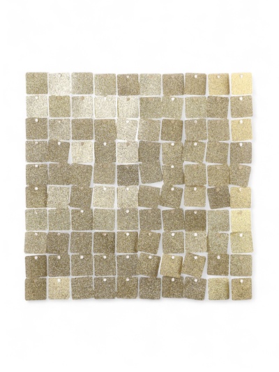 Панель с пайетками для фотозоны 30×30 см золото с блёстками