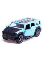 УЦЕНКА Машинка металлическая «Джип», 1:36, инерционная, открываются двери, синий - Фото 4