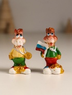 Фигурка полистоун «Конь в спортивном костюме», 3.3?2.3?5 см, МИКС (комплект 3 шт) - фото 48664487