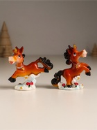 Фигурка полистоун «Лошадка на облачке с розами», 6.4×2.5×6 см, МИКС - Фото 2