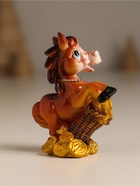 Фигурка полистоун «Лошадка с золотыми монетами», 5.5×3.3×6.7 см, МИКС - Фото 6