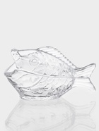 Икорница «Рыба» 16.6×7.5×9.5 см, стекло, прозрачная - Фото 1