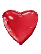 Воздушные шары фольгированные 19" «Красное сердце», 5 шт. - Фото 2