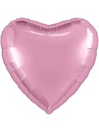Воздушные шары фольгированные 19" «Розовое сердце», 5 шт. - Фото 2