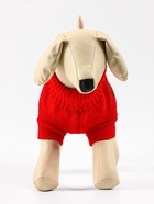 Свитер «Олень на красном», XL (ДС 34, ОШ 34, ОГ 32-51 см) - Фото 5