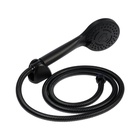 УЦЕНКА Смеситель для ванны ZEIN Z3852, однорычажный, душевой набор, лейка 5 режимов, черный 10908272