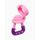 Ниблер для прикорма, от 5 мес., с силиконовой сеточкой, размер М «Доченька», розовый - Фото 6