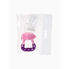 Ниблер для прикорма, от 5 мес., с силиконовой сеточкой, размер М «Доченька», розовый - Фото 8