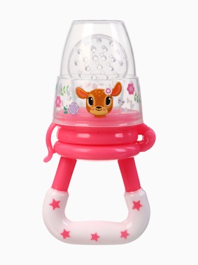 Ниблер для прикорма, от 5 мес., с силиконовой сеточкой, размер М «Оленята»