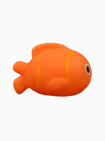 Новогодний набор резиновых игрушек для ванны Крошка Я, 6 шт., с пищалкой