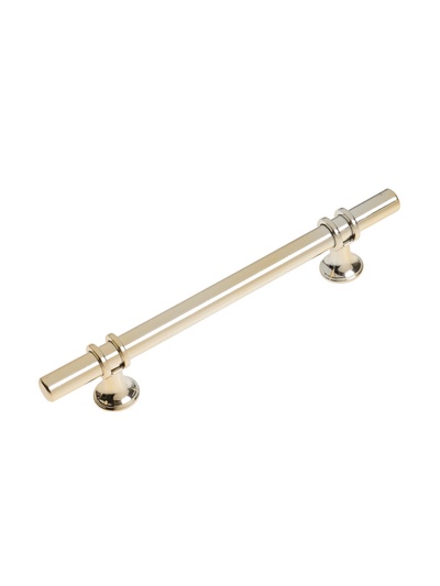 Ручка-скоба CAPPIO CAMDEN, м/о 128 мм, d=12 мм, пластик, цвет золото