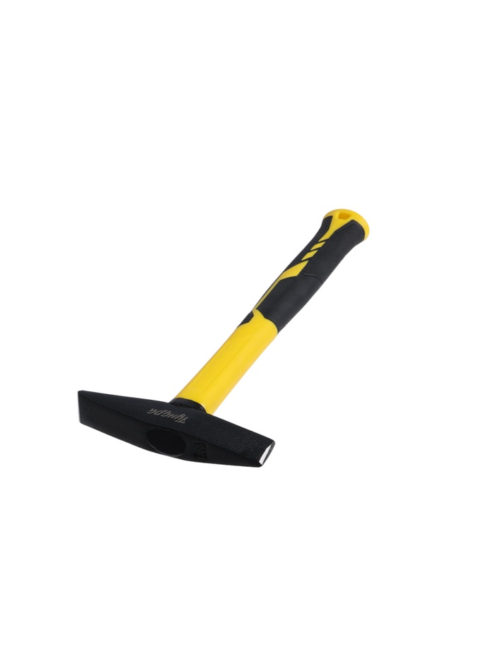 Молоток сварщика ТУНДРА, двухсторонний плоский боек, двухкомпонентная рукоятка, 300 г