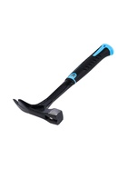 Молоток кровельщика ТУНДА ПРОФИ, цельнокованый, боек с магнитом, 2К рукоятка, 600 г - Фото 7