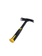 Молоток-гвоздодер ТУНДА ПРОФИ, цельнокованый, квадратный боек с магнитом, 2К рукоятка, 600 г - Фото 4