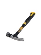 Молоток-гвоздодер ТУНДА ПРОФИ, цельнокованый, квадратный боек с магнитом, 2К рукоятка, 600 г - Фото 5