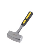 Кувалда ТУНДРА, цельнокованая, квадратный боек, двухкомпонентная рукоятка, 2 кг - Фото 2