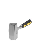 Кувалда ТУНДРА, цельнокованая, квадратный боек, двухкомпонентная рукоятка, 2 кг - Фото 4