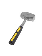 Кувалда ТУНДРА, цельнокованая, квадратный боек, двухкомпонентная рукоятка, 2 кг - Фото 5