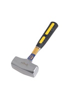 Кувалда ТУНДРА, цельнокованая, квадратный боек, двухкомпонентная рукоятка, 2 кг - Фото 6