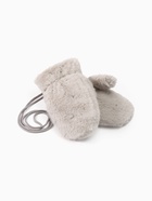 Варежки подростковые MINAKU, пушистые, серые, размер 20 (8-10 лет) - Фото 4