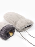 Варежки подростковые MINAKU, пушистые, 20 см, серые 10880901