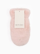 Варежки подростковые MINAKU, пушистые, 20 см, розовые 10880902