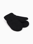 Варежки детские двухслойные MINAKU двухслойные, 12 см, чёрные - Фото 2