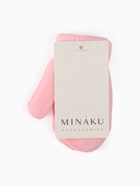 Варежки детские двухслойные MINAKU, 12 см, розовые - Фото 4