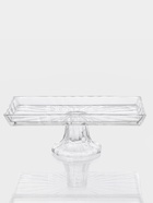 Блюдо «Шубница». 27.4×14×10 см, на ножке, стекло, прозрачная - Фото 3