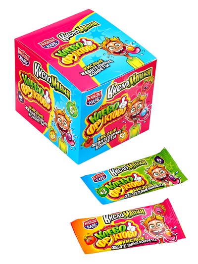 Конфеты жевательные «Кисломания. Клево-Фруктово», кислые, 12 г