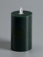 Светодиодная свеча восковая «Глубокий зеленый», 15×7 см, от батареек АААx3, свечение тёплое белое  (артикул 10873343)  большой выбор товаров оптом и в розницу по низким ценам с доставкой