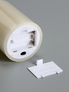 Светодиодная свеча восковая «Белая», 15×7 см, от батареек АААx3, свечение тёплое белое - Фото 4