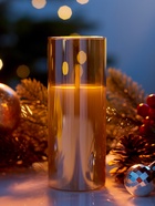 Светодиодная свеча «Золотистая», 14×5.5 см, от батареек AAx2, свечение тёплое белое  (артикул 10874228)  большой выбор товаров оптом и в розницу по низким ценам с доставкой